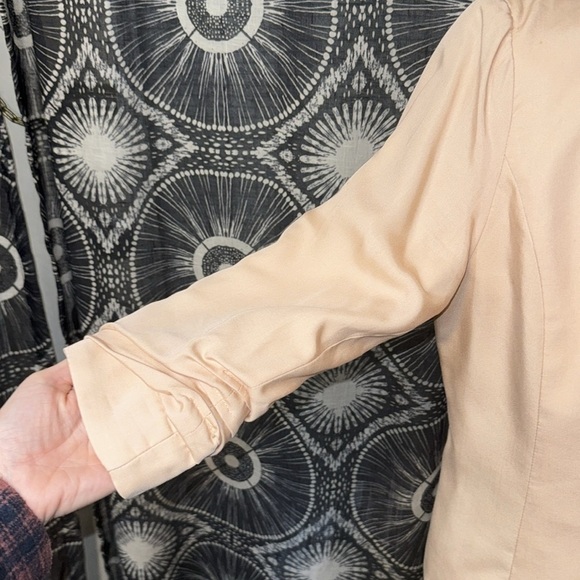 Pale Pink Velvet Heart Blazer - S - Picture 5 of 8